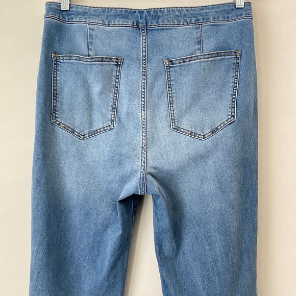 We The Free Jeans Just Float On Flare Leg Bell Bottom Blue 31 - Picture 15 of 15